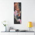 Tiger Reflection Matte Canvas Print — Stretched 1.25" Vertical Wall Art